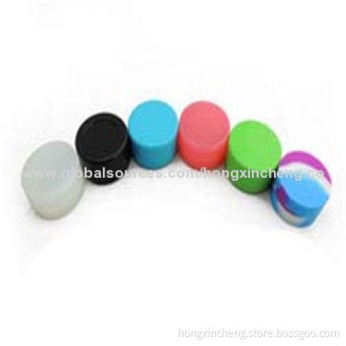 Silicone Wax Containers with 5, 7, 25mL Capacity, OEM/ODM Orders Welcomed